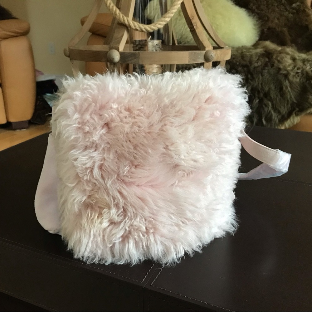 UGG Pink Fur Shoulder Bag - Picture 4 of 13